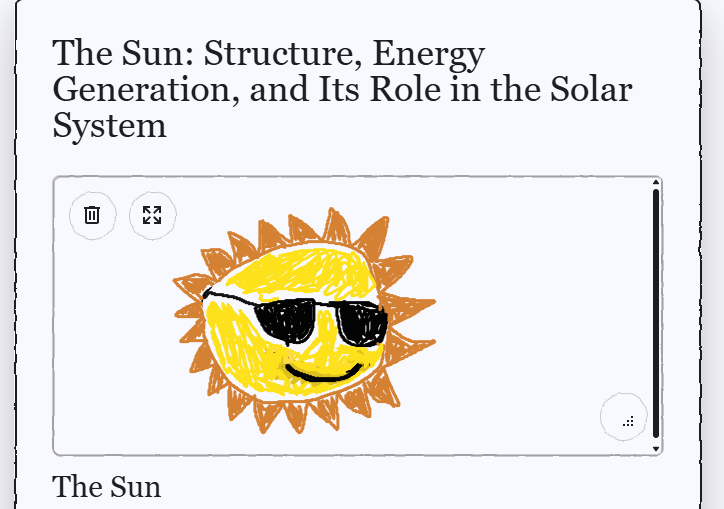 Summary module screenshot